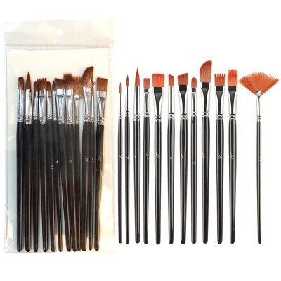 Malerei mit acryl pinsel: Kopf 12 Stück passen