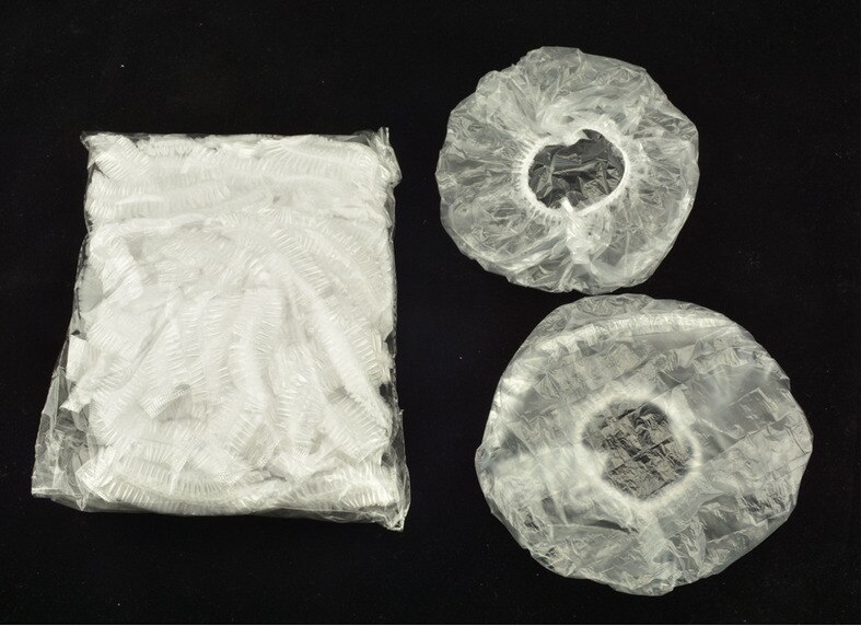100x Disposable Caps Hair Nets Beauty Salon Spa Head Cover Hats Mop Hygiene