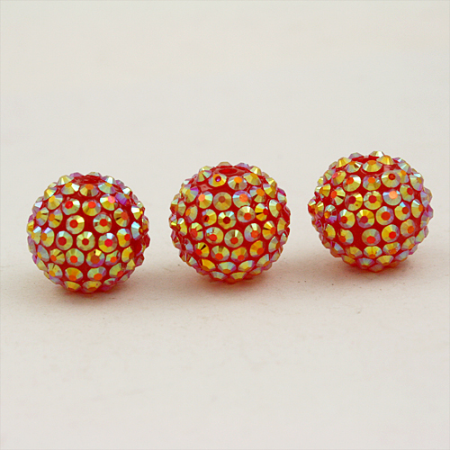NiceBeads 12mm okrągły kształt 15 kolorów U-Pick Chunky żywicy koraliki z kryształu górskiego, żywicy, Chunky koraliki do tworzenia biżuterii
