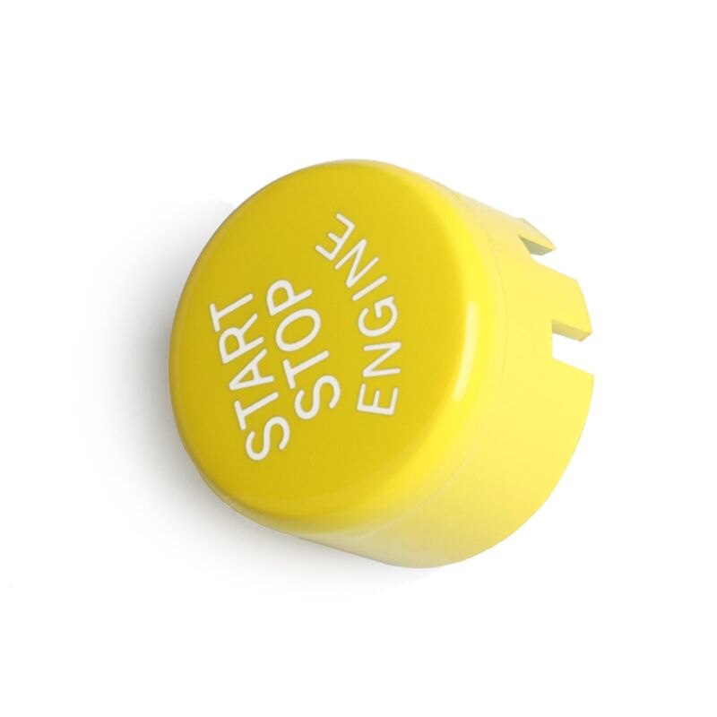 Yellow Car Engine Start Stop Button Replacement Switch Button Kits for B-MW G/F Chassis All Series Car Models C45