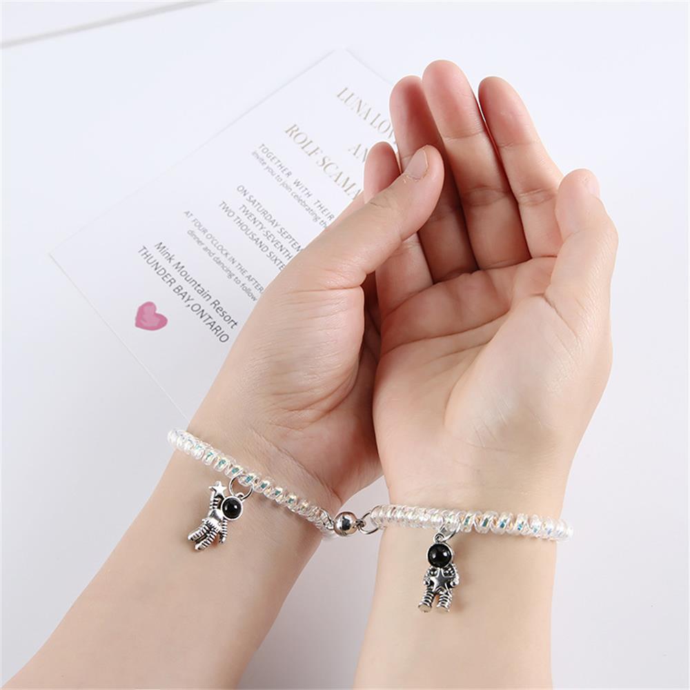 Magnet Paar Armband Trendy Stern Astronaut Armband Charme Attraktive valentinstag für Frauen Männer 2 teile/satz