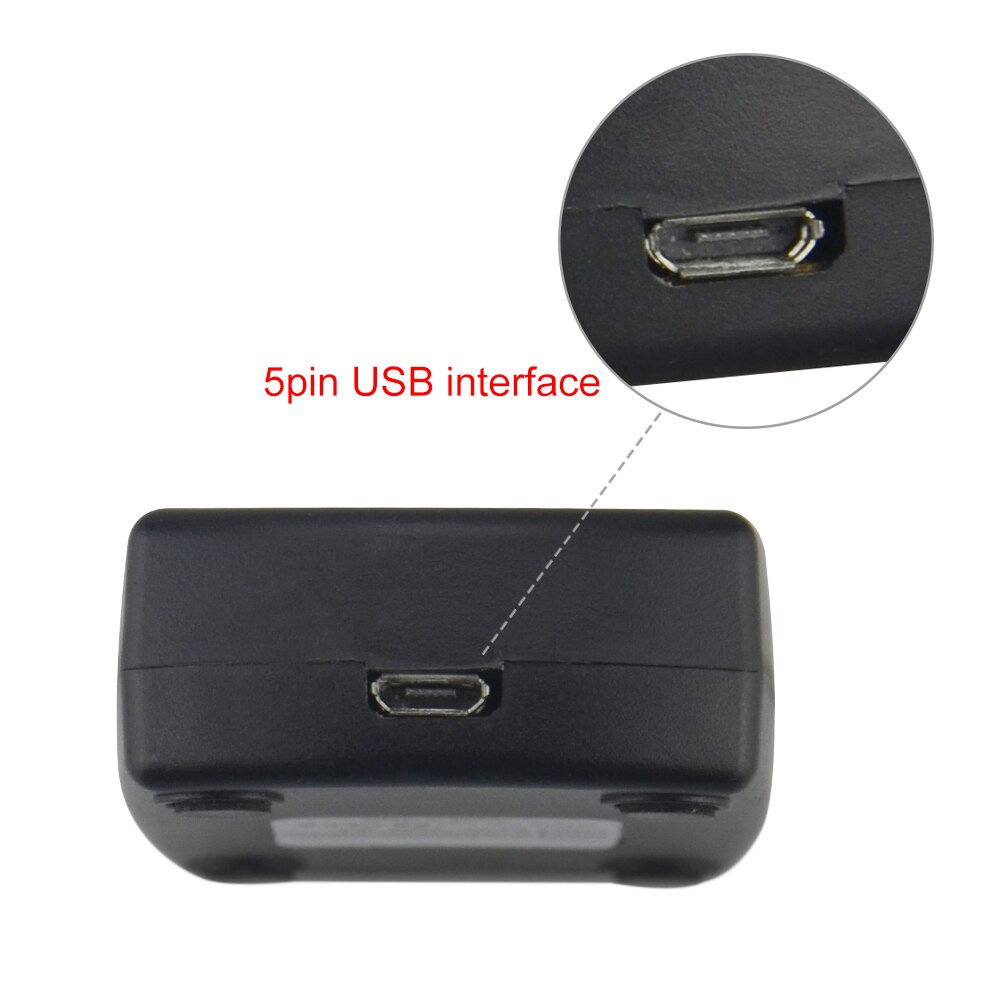 Input 4.5V-5.5V DC 400-800mAh 5PIN Battery Charger for Original Coban GPS Car Tracker GPS102B/TK102B without Charging Cable