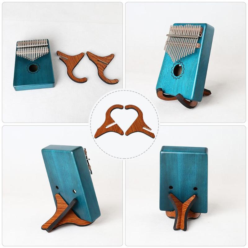 Polegar portátil piano de madeira kalimba suporte suporte de exibição de piano de polegar rack para kalimba polegar acessórios de piano