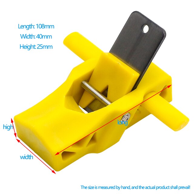 Mini pialla per la lavorazione del legno 108mm piallatura a mano piallatura in legno con manico strumento per la lavorazione del legno fai-da-te: yellow
