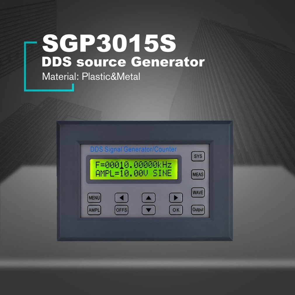 SGP3015DDS Functie Signaal Generator Met Adapter Us Plug Hoge Signaal Stabiliteit Krachtige Sweep Functie
