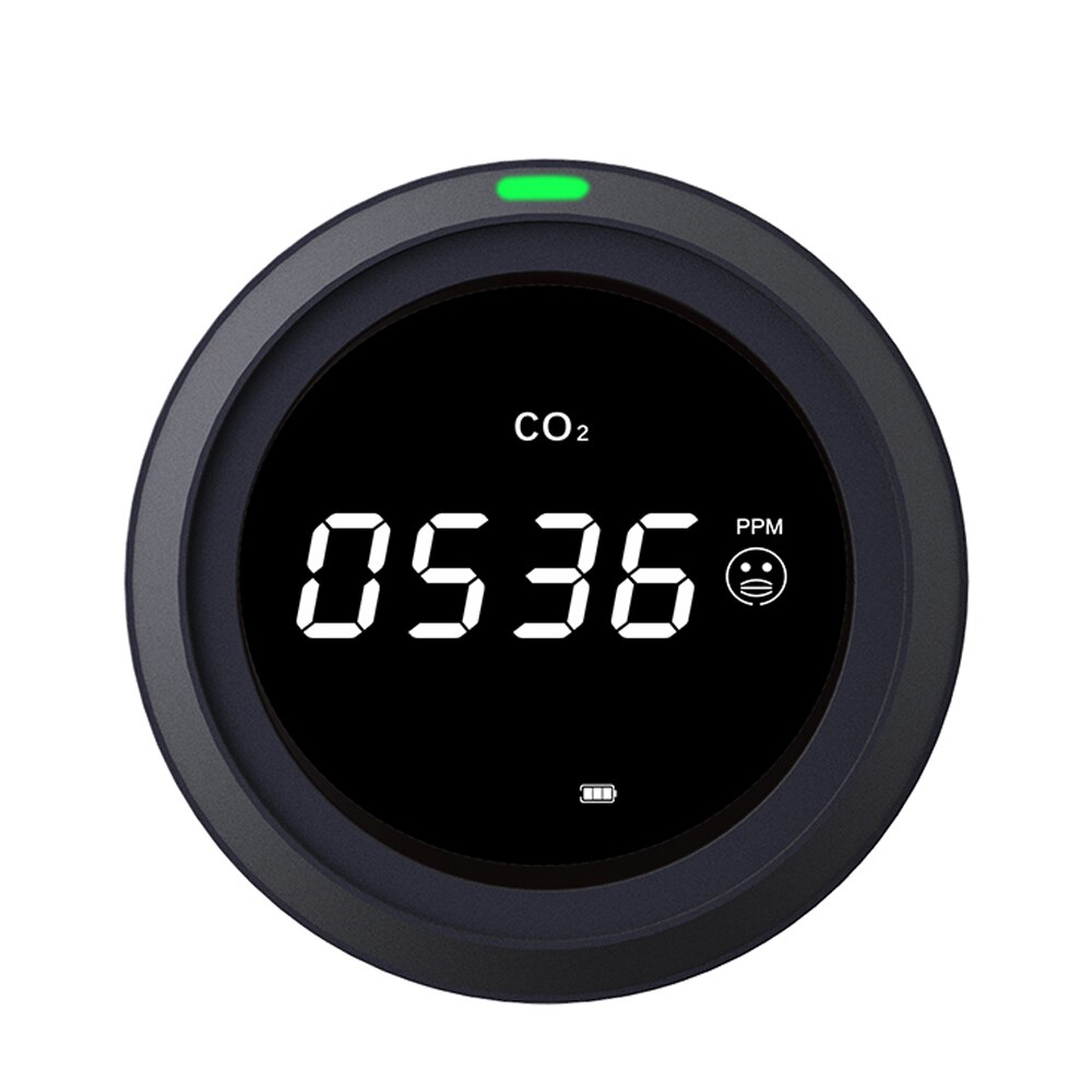 Co2 Meter Air Detector Intelligent CO2 Tester USB Charging High Sensitive Carbon Dioxide Detector CO2 Sensor MeterTester: Default Title
