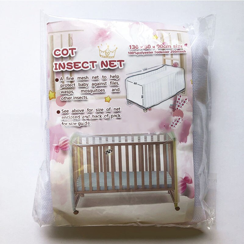 Baby Cot Mosquito Net Universal Easy Installation Protection Against Mosquitoes Net DC156
