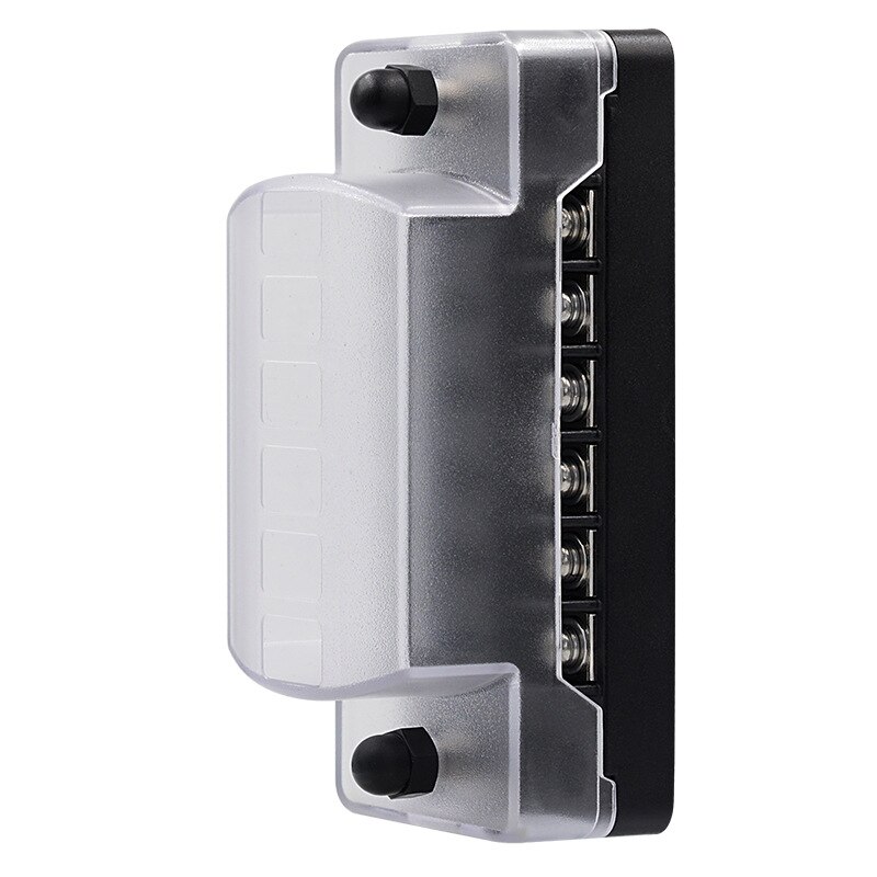 6 Way Terminals Circuit Car Blade Fuse Box Plastic Cover Fuse Box Holder With Cover Board Fuse Holder Box Tools Set