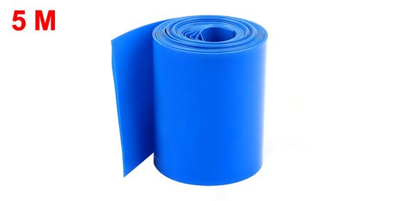 Uxcell 5 Meter 64mm Breedte Pvc Warmte Krimpfolie Buis Geel Voor Aa Batterij. | zwart | blauw | clear | groen | grren | geel