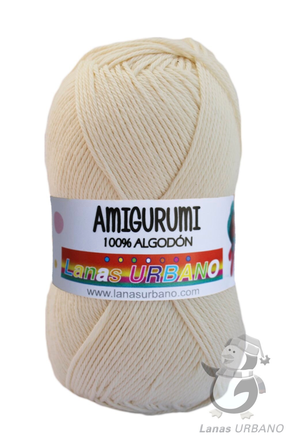 Amigurumi – Hilo Algodón Color 209 (Marfil)