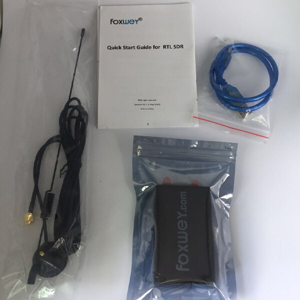 Ham Radio Receiver 100KHz-1.7GHz full Band UV HF RTL-SDR USB Tuner Receiver USB dongle with RTL2832u R820t2 Ham Radio RTL SDR: SDR and Antenna