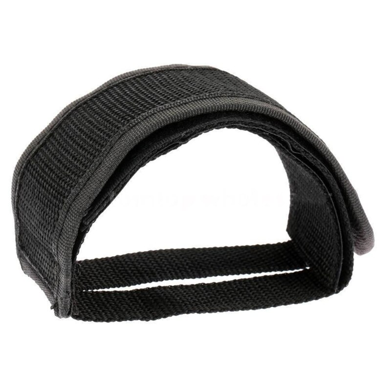 Bicycle Pedal Straps Toe Clip Foot Strap Belt Adhesive Fixed Gear Tape Universal Strong Anti-skid Bike Cycling Cover: Black