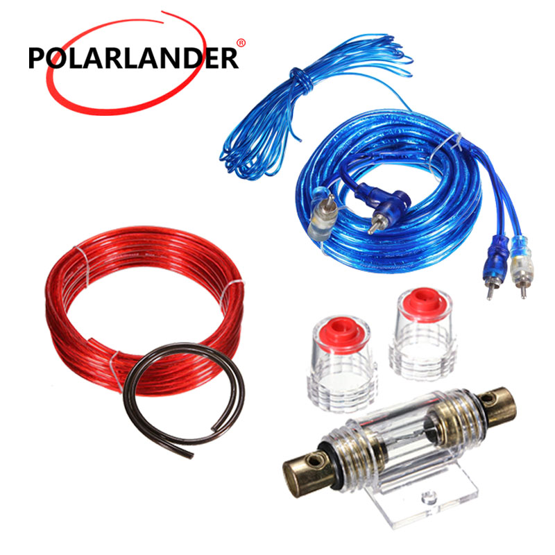 Universele Gemodificeerde Auto Stereo Subwoofer Sets Van Lijnen Auto Auto Compleet Versterker Bedrading Kit Gauge Voor Subwoofers