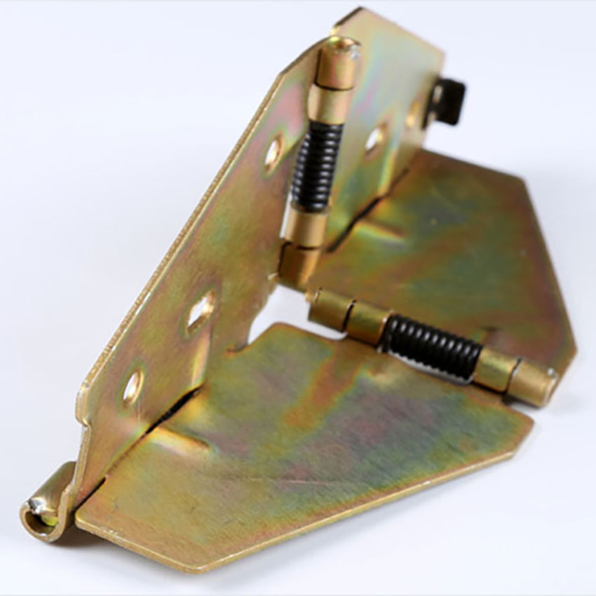 1Pc 1.88/2mm Iron Butterfly Folding Hinges, Kitchen Dinner Table Cross Spring Hinges, 180 Degree Furniture Desktop Flip Hinge