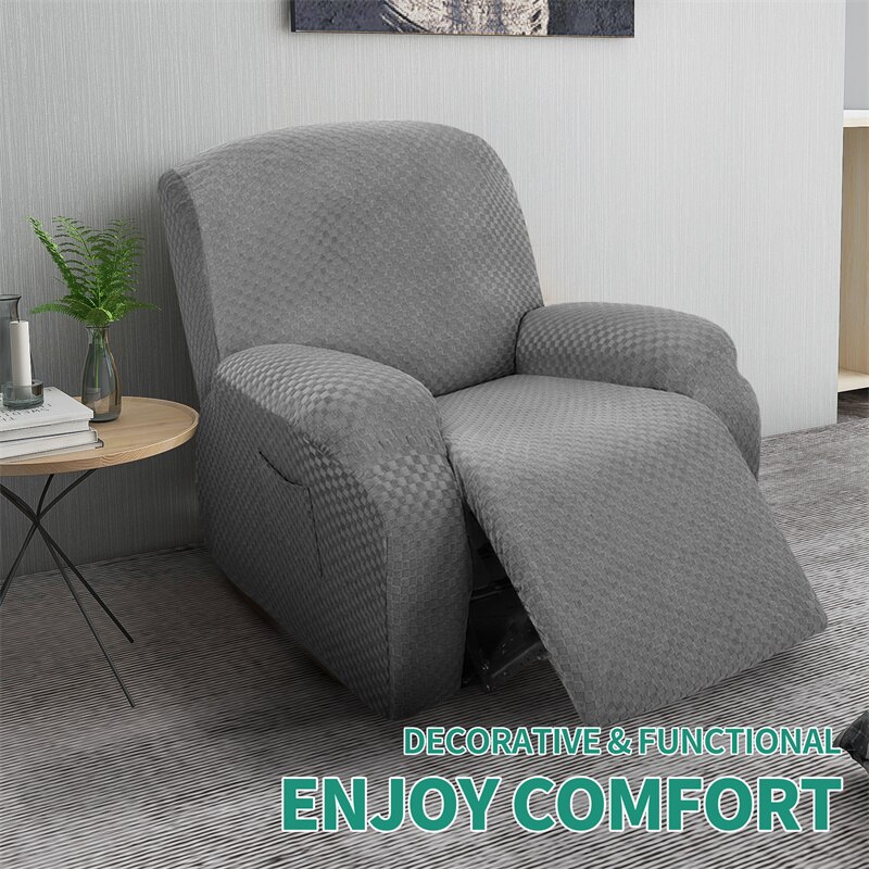 Luie Jongen Fauteuil Stoel Cover All Inclusive Massage Lounge Sofa Cover Wingback Fauteuil Sofa Elastische Cover Enkele Couch Cover: A3 Recliner Cover
