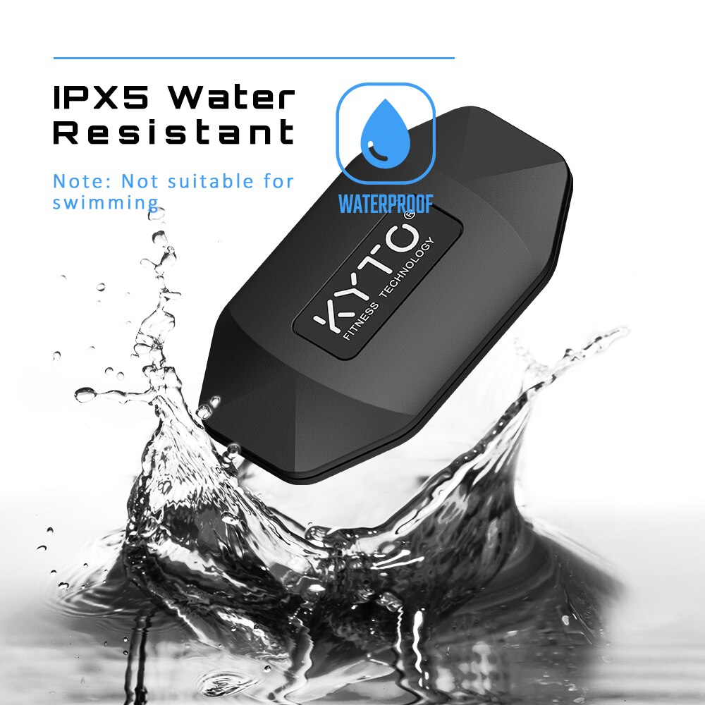 KYTO – moniteur de fréquence cardiaque, sangle de poitrine, Bluetooth 4.0 ANT, capteur de Fitness, Compatible avec ceinture Wahoo Polar Garmin