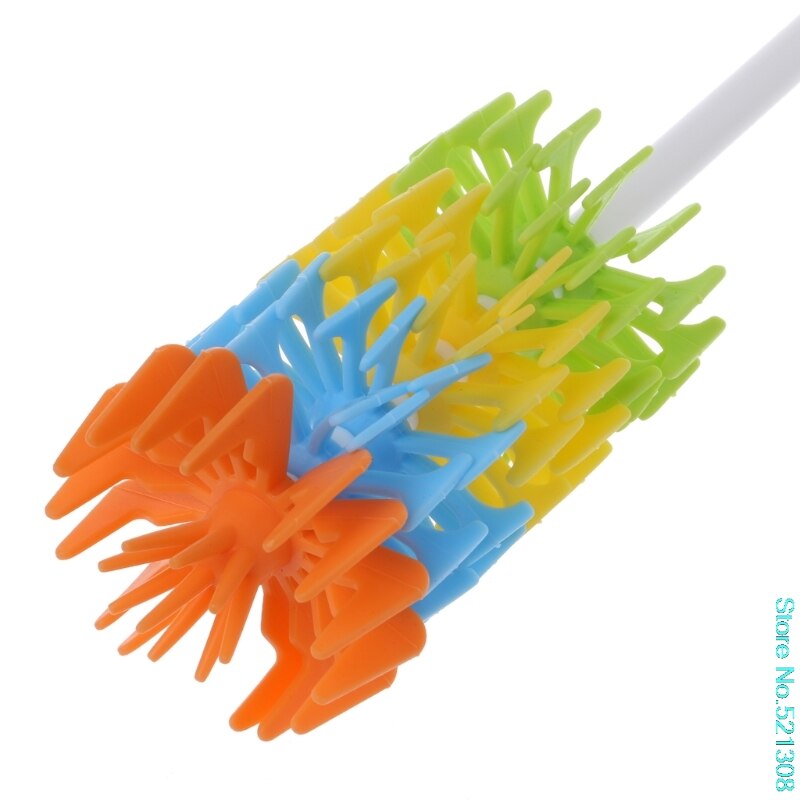 360 rotação silicone bebê leite alimentação garrafa escova ferramentas de limpeza do mamilo