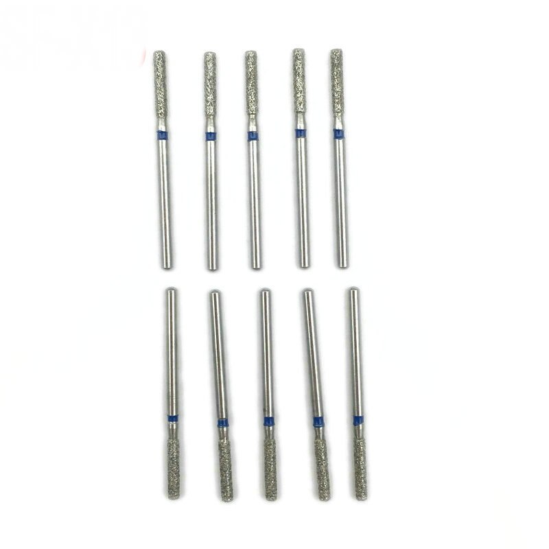 10 st tanddiamant fg höghastighetsborr medium för tandpolering 1.6mm sf -x13 tandvårdsmaterial