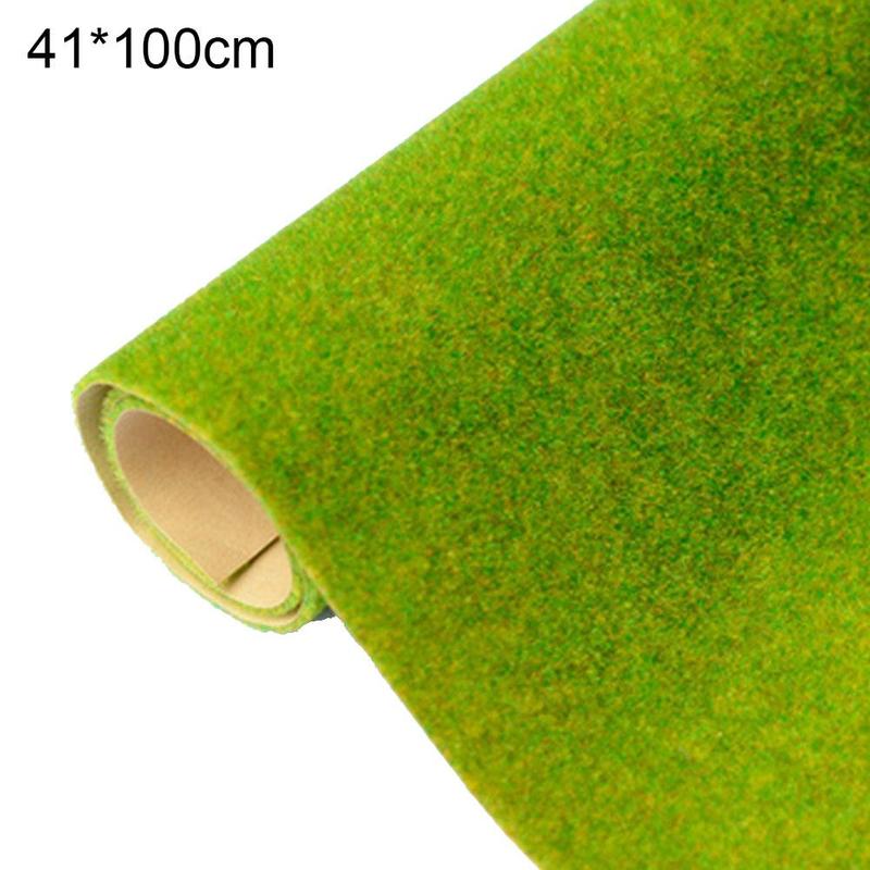 Landscape Grass Mat For Model Train Adhesive Paper Lawn Scenery Accessories Diorama Layout X2L6