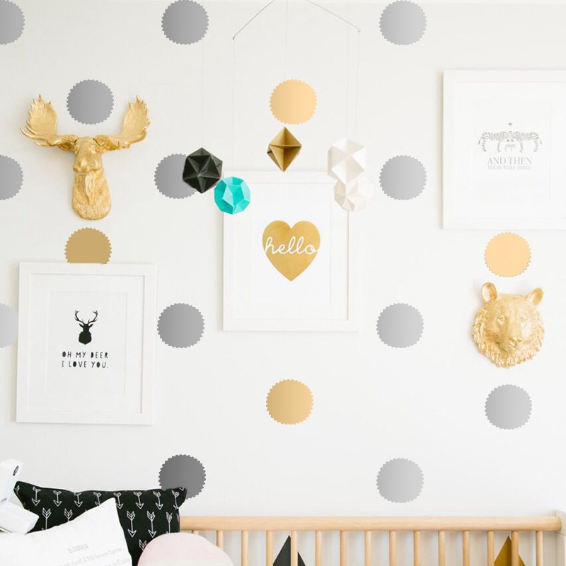 Gold Foil 2“ Award Self-Adhesive Sealing Sticker Silver Foil Certificate Label Seal Making Paper Shiny Bank Labels 500pcs