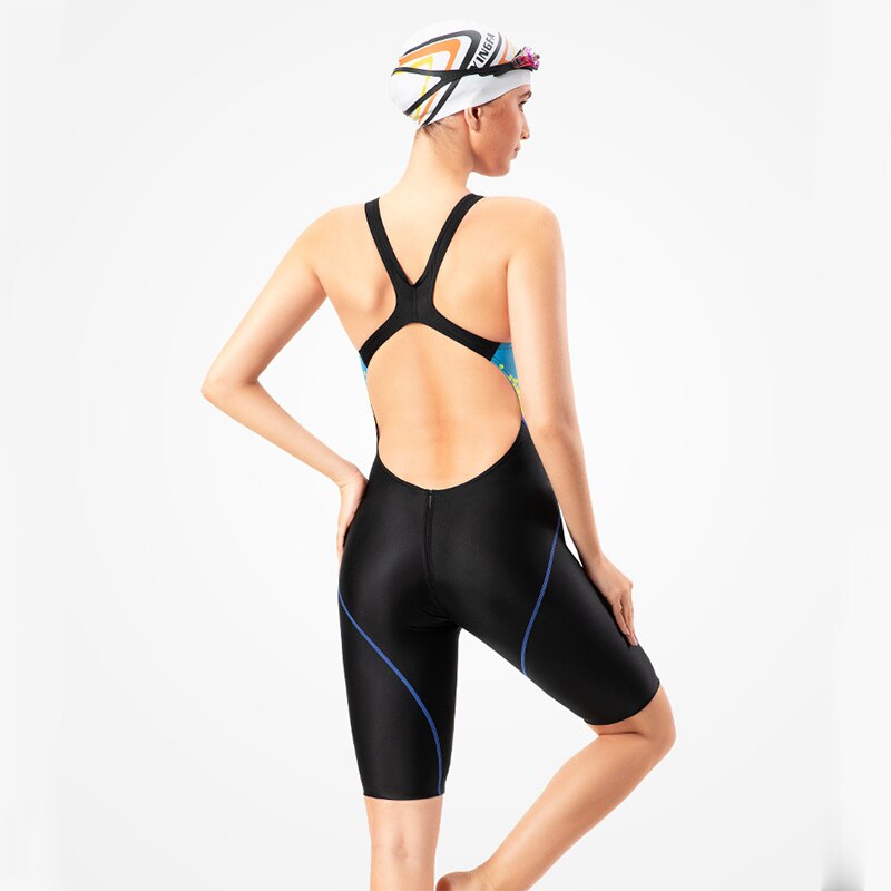 yingfa swimwear women sports adult swimwear anti-chlorine quick-drying competition training swimsuit