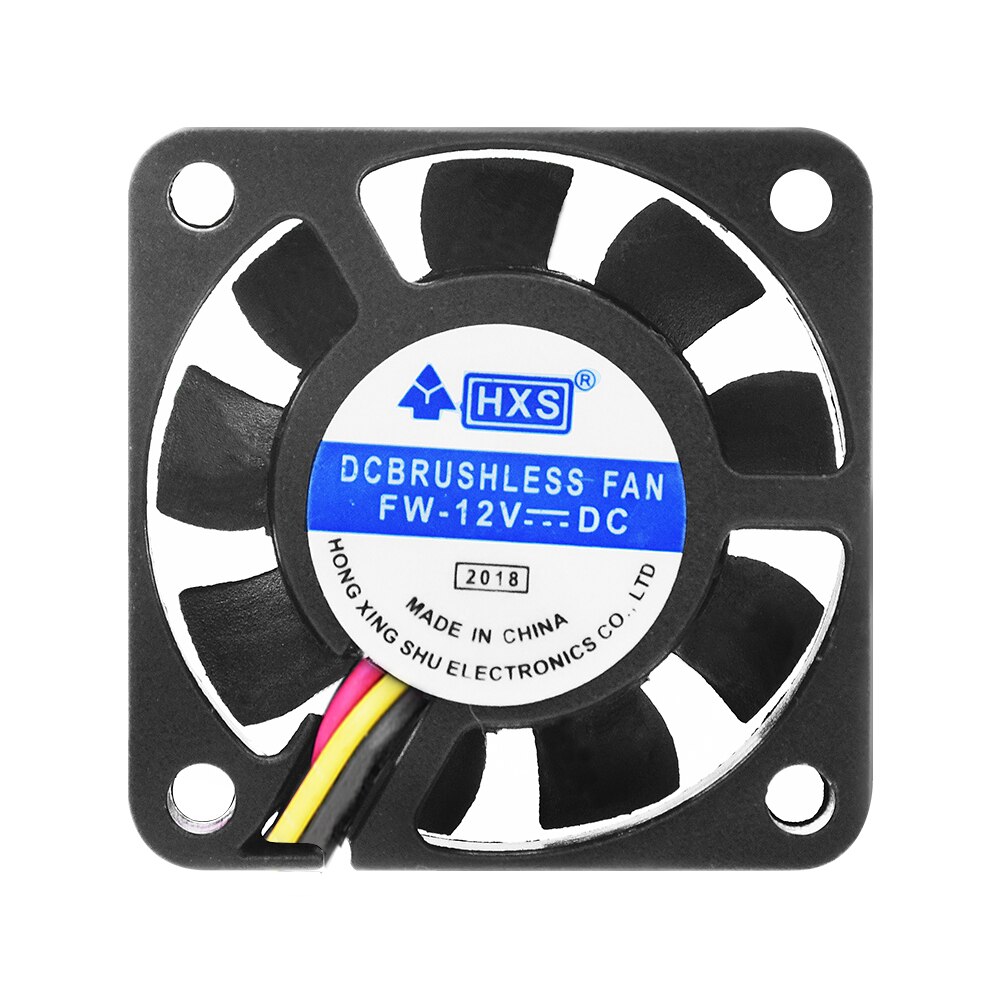 Ventilador de refrigeración para ordenador y PC, ventilador de escape disipador de calor de 4900-6050 RPM, bajo ruido, 3 pines, 9 cuchillas, CC de 12V, 40x40mm, 28 DB,