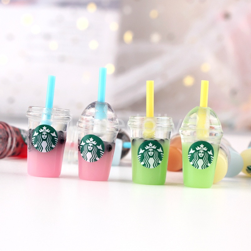 5 Pcs Carino 1/12 Bilancia Casa Delle Bambole in Miniatura di Succo di Caffè Tazza di Tè Al Latte Modello Cibo per Bjd Casa di Bambola Accessori per La Cucina