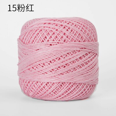 20g laine soie épaisse Crochet fil dentelle Wayuu sac main-bricolage Crochet été coton Fine laine à tricoter: 29