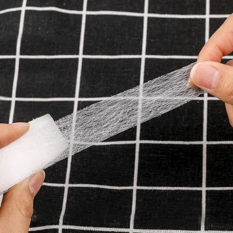 Doppelseitiges Vlies-Einlage-Klebeband zum Aufbügeln bin Saum, Klebebandkante zum Verkürzen von Reparaturhosen für Hüte, Kleidung, DIY, NäHenne, Basteln