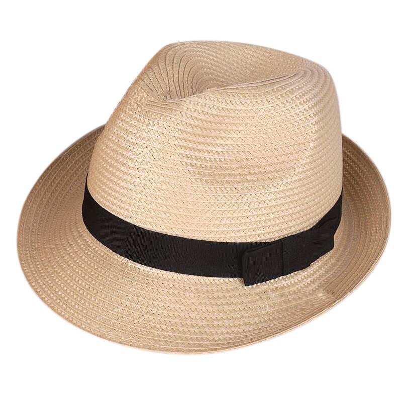 Asds-unisex zomer strand panama zonnehoed cubaanse stijl pet wit: Geel