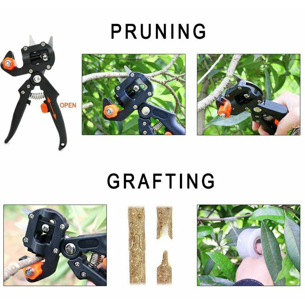 Garden Tree Nursery Grafting Pruning Pruner Shears Cutting Tool Branch Cutter Scissor Shear Fruit Tree pruner
