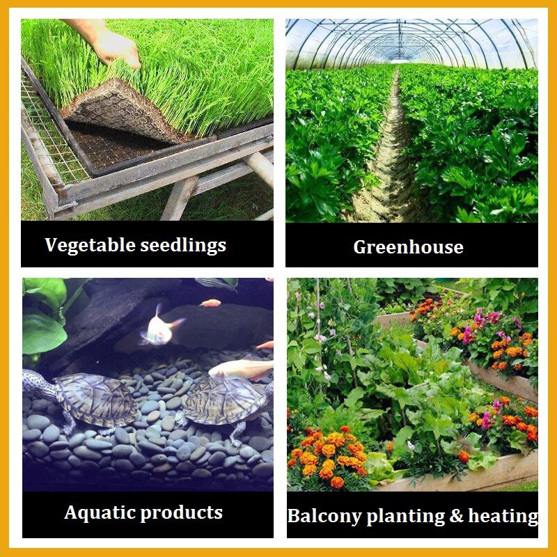 220V 1.5KW Intelligente Temperatuurregelaar + Bodem Verwarming Draad Landbouw Tuin Kas Succulenten Warm Houden Ras Set