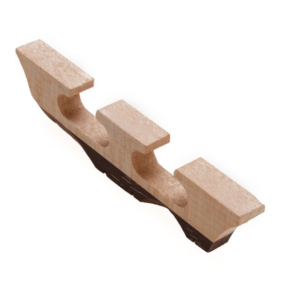 Piece Of Maple And Rosewood Bridge For 6 String Banjo Parts 21/32 Inch