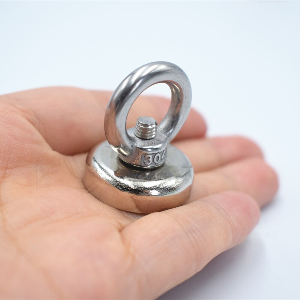 Super Strong Magnet Pot Fishing Magnet Salvage Fishing Hook Magnet Imanes Strongest Permanent Powerful Magnetic round