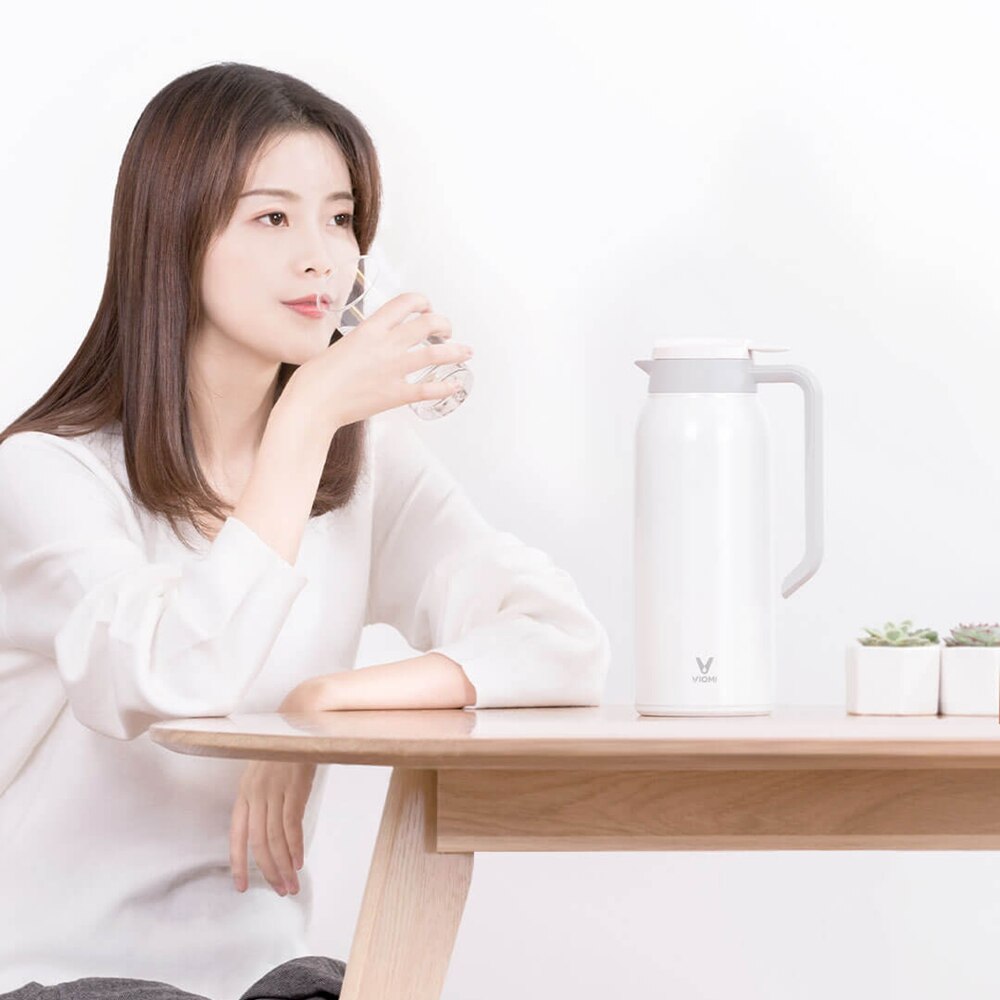 Hervidor de agua Xiaomi Mijia VIOMI termo portátil, 2 colores, 1,5 l, termo de acero inoxidable, hervidor de agua Xiaomi Smart Home