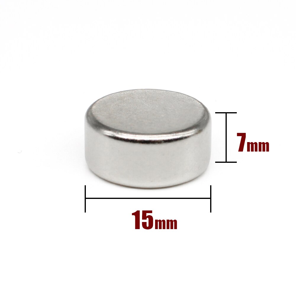 5/10/20/30/50 pz 15x7 magneti circolari foglio 15mm X 7mm magnete al neodimio rotondo forte N35 15x7mm magnete a discoteca permanente 15*7mm
