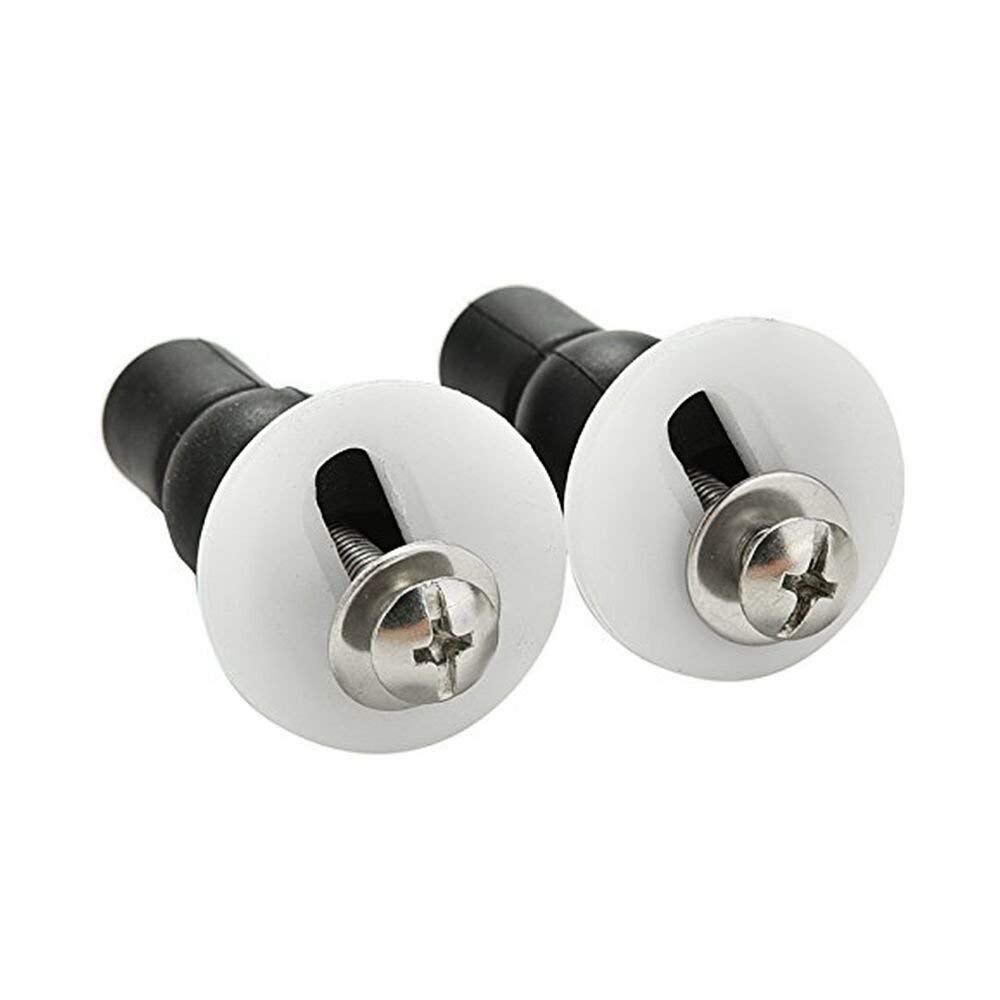 El asiento del inodoro arriba arreglar tornillos de fijación 2 pares Universal Goma de expansión tornillo loco ciego hoyo bisagra ACCESORIOS 4 Uds