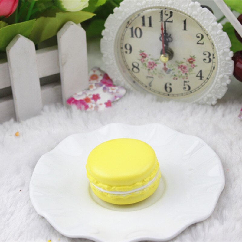 5 CM Soft Macaroon Dessert Squishy Cute Toys Pretend Kitchen Toys Artificial Macaroons Foods