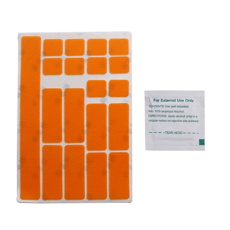 1Set DIY Keyboard Mats Feet Foot Pads Anti-slip Pad Replacement for Universal Keyboard Gaming Keyboard Feet Pad Stickers: Orange