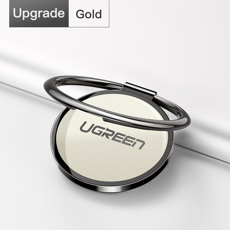 Ugreen-Soporte de anillo para teléfono móvil, rotación de 360 grados, para iphone 11, 12, Xiaomi, Samsung y Huawei: Gold