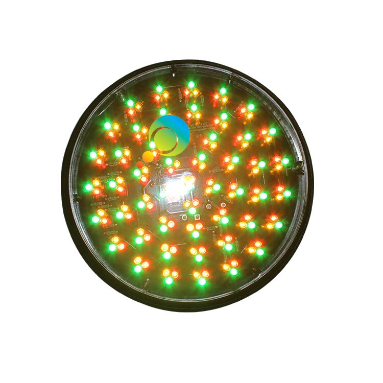 DC12V common positive mix red yellow green 200mm LED traffic signal lamp