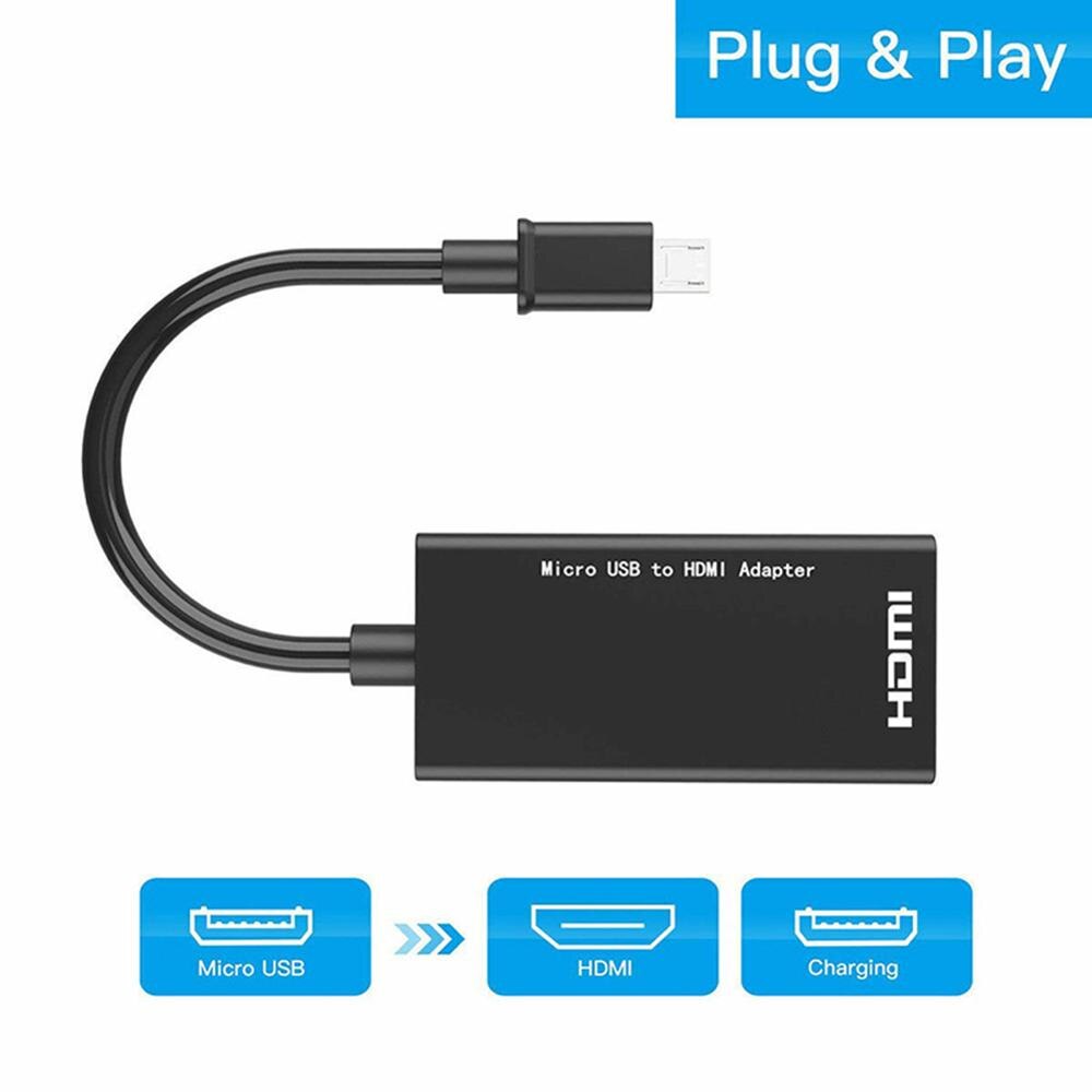 Usb 2.0 Naar Hdmi Adapter Converter 1080P Mhl M-Icro Usb 2.0 H Dmi Hdtv Kabel Adapter