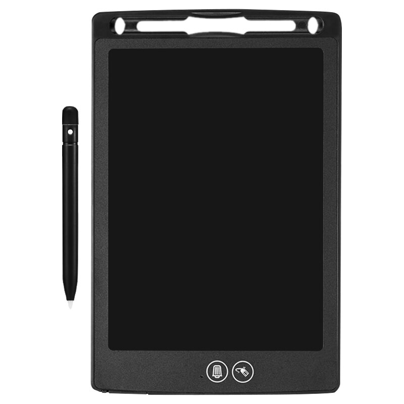 2set 10 Inch LCD Handwriting Board Partially Erasing Children's Writing Electronic Tablet Board with Pen(Black&Blue)