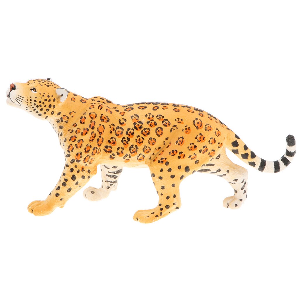 Realistic Leopard Figurines Animal Figures, Easter Eggs Cake Toppers Christmas Birthday