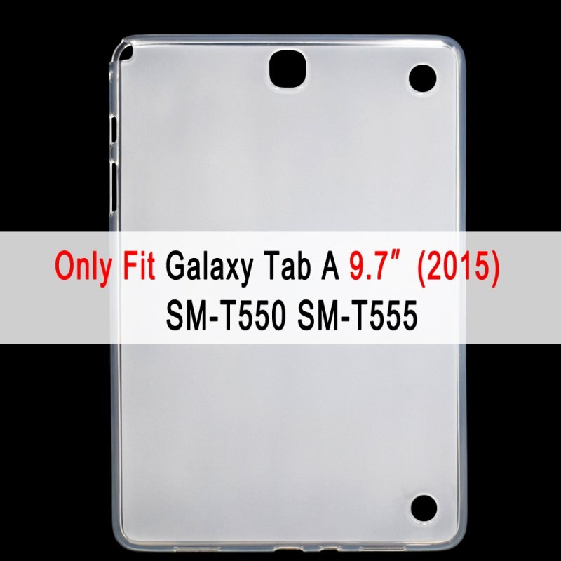 Miękki futerał dla samsung Galaxy Tab A A6 10.1 10.5 7.0 8.0 9.7 2015 2016 2017 2018 2019 T510 T580 P580 T590 T550 pokrywa: For SM-T550 SM-T555