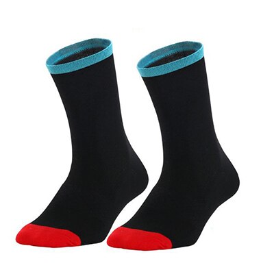 Lente Zomer Fietsen Sokken Professionele Running Compressie Sport Sokken Slijtvast Deodorant Zweet Sokken QTW013: Black