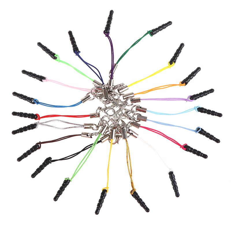 10Pc Hanger Telefoon Stof Plug Stofdicht Plug Met Kreeft Knop