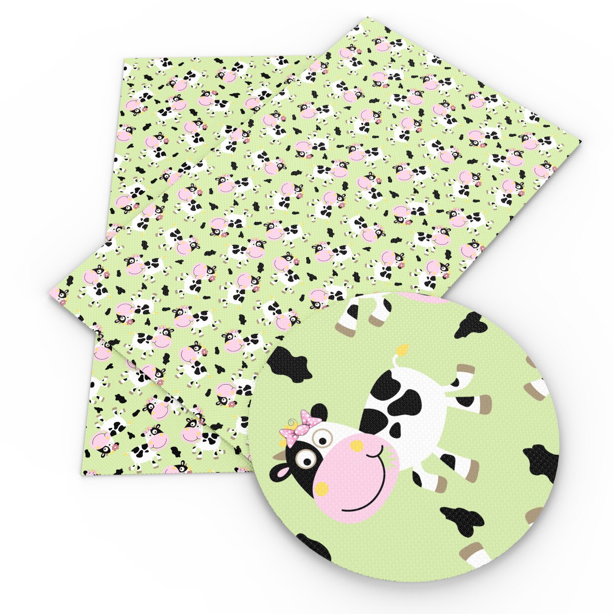 Patchwork Kuh Pferd Polyester Baumwolle Stoff für Gewebe freundlicher NäHenne Quilten Stoffe Hand Material DIY,c14065: 1115596