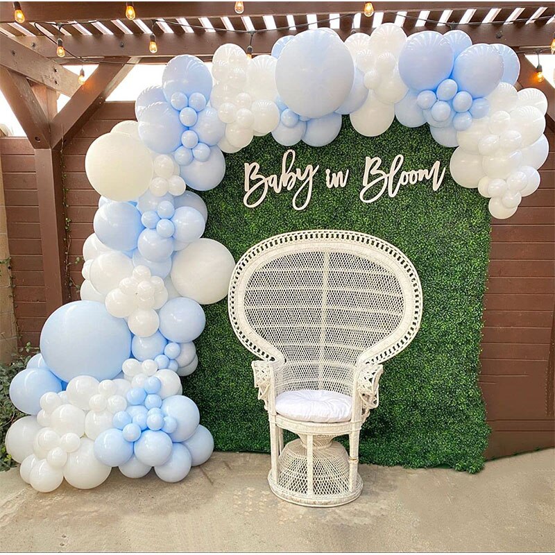 balloon arch kit ballonnenboog Pastel Blauwe Ballon Garland Arch Kit Romantische Bruiloft Decoratie Ballonnen Christmas Decor Party Baby Shower Verjaardag Accessorie