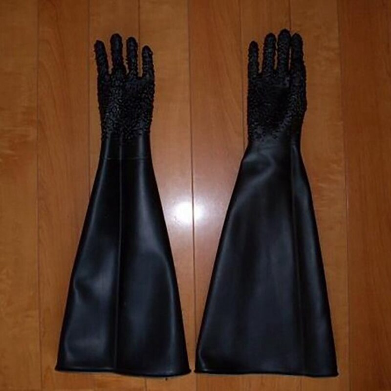 Große Dicker Sandstrahlen Handschuhe Sicherheit Sandstrahler Handschuhe Handschuhe Halfter und Klemme für Sandstrahlen Schrank